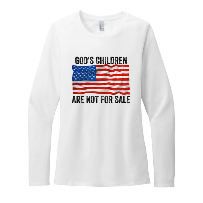 Gods Children Are Not For Sale Womens CVC Long Sleeve Shirt