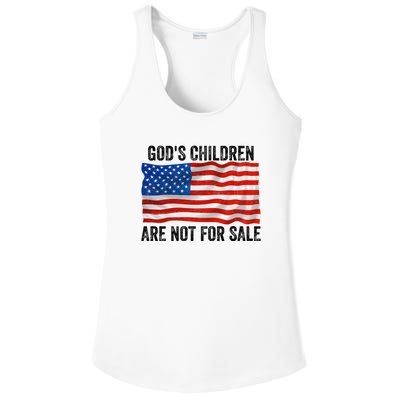 Gods Children Are Not For Sale Ladies PosiCharge Competitor Racerback Tank