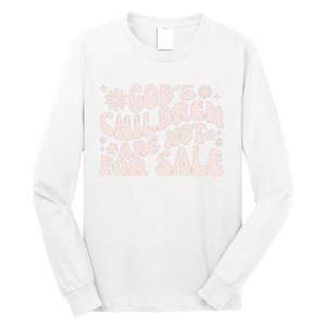 Gods Children Are Not For Sale Protect Children Long Sleeve Shirt