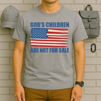 Gods Children Are Not For Sale USA Flag T-Shirt
