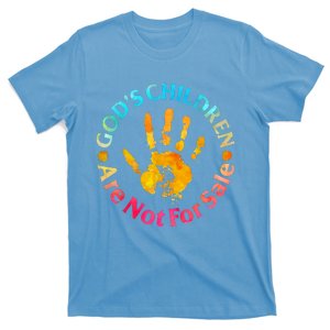 Gods Children Are Not For Sale Hand Prints T-Shirt