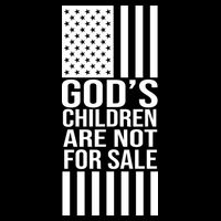 Gods Children Are Not For Sale American Flag 16 in Basic Backpack
