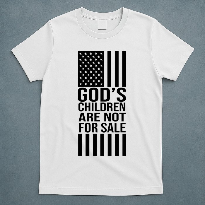 Gods Children Are Not For Sale American Flag T-Shirt