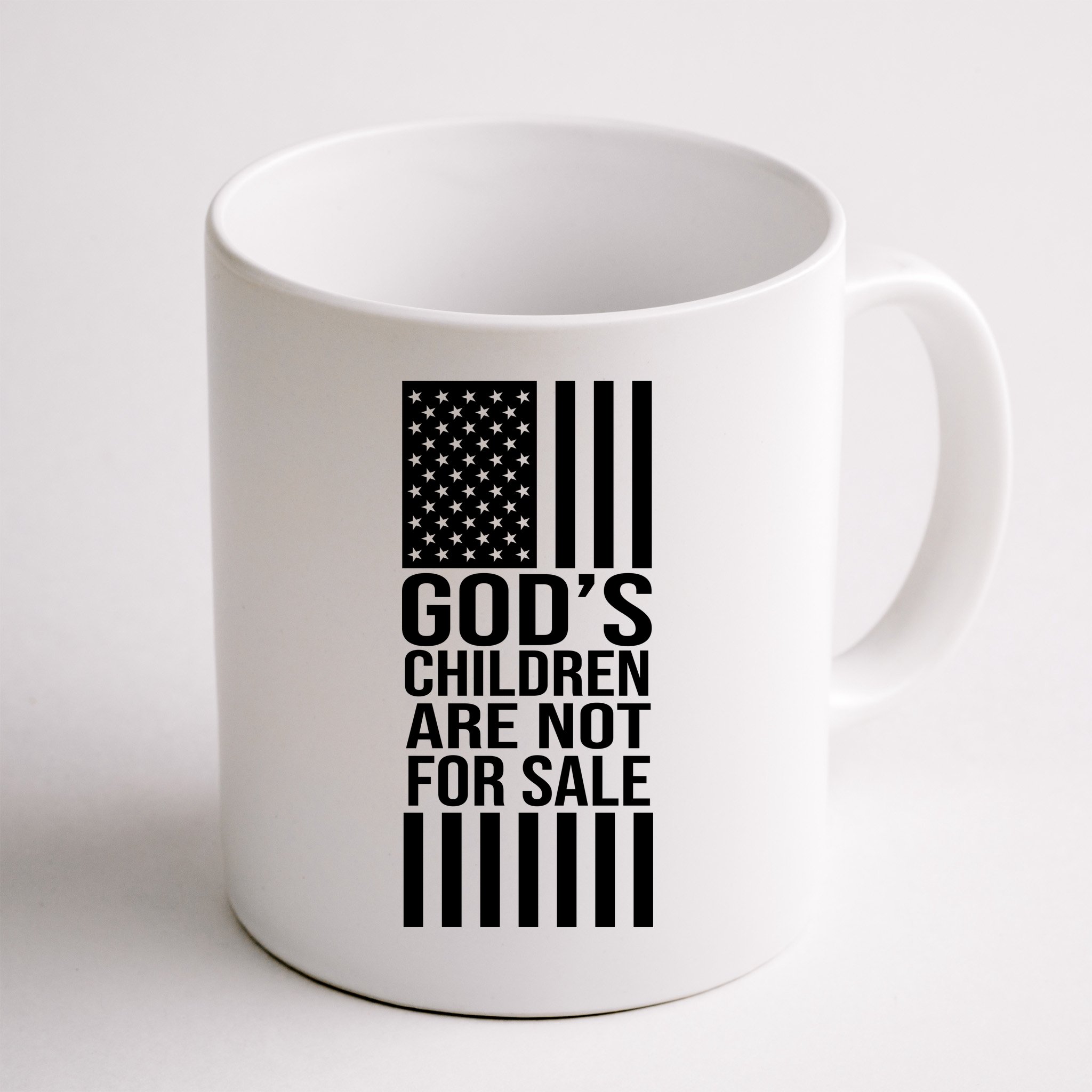 Gods Children Are Not For Sale American Flag Mug