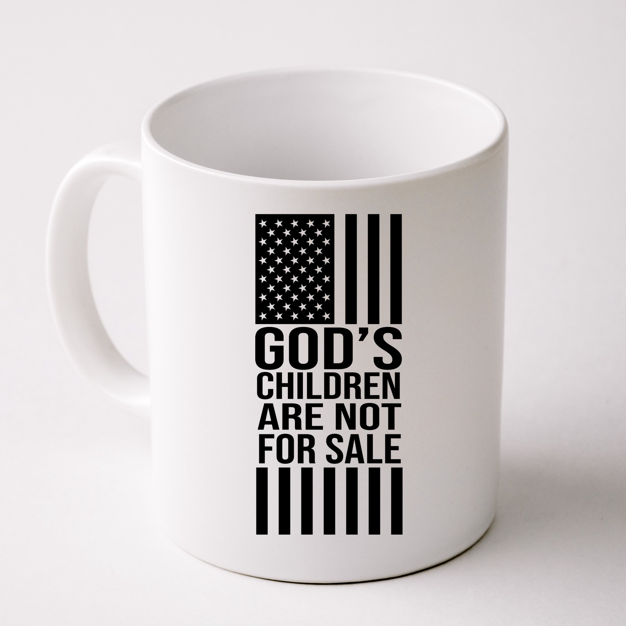 Gods Children Are Not For Sale American Flag Mug