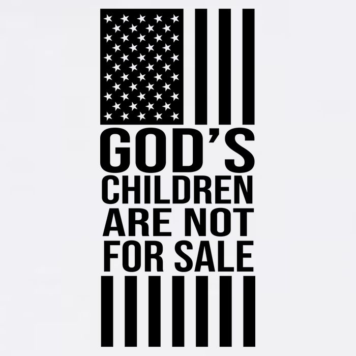 Gods Children Are Not For Sale American Flag Flatbill Hat