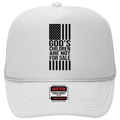 Gods Children Are Not For Sale American Flag Trucker Hat