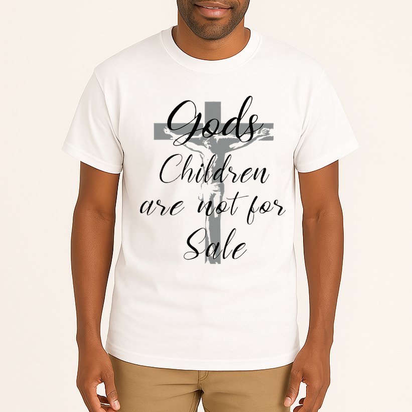 God's Children Are Not For Sale Jesus Christ Christian Tall T-Shirt
