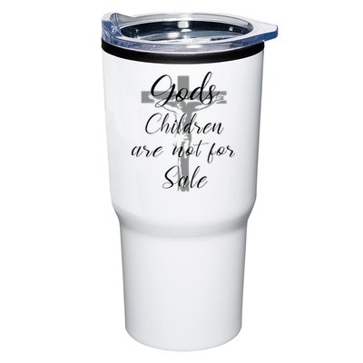 God's Children Are Not For Sale Jesus Christ Christian Tumbler