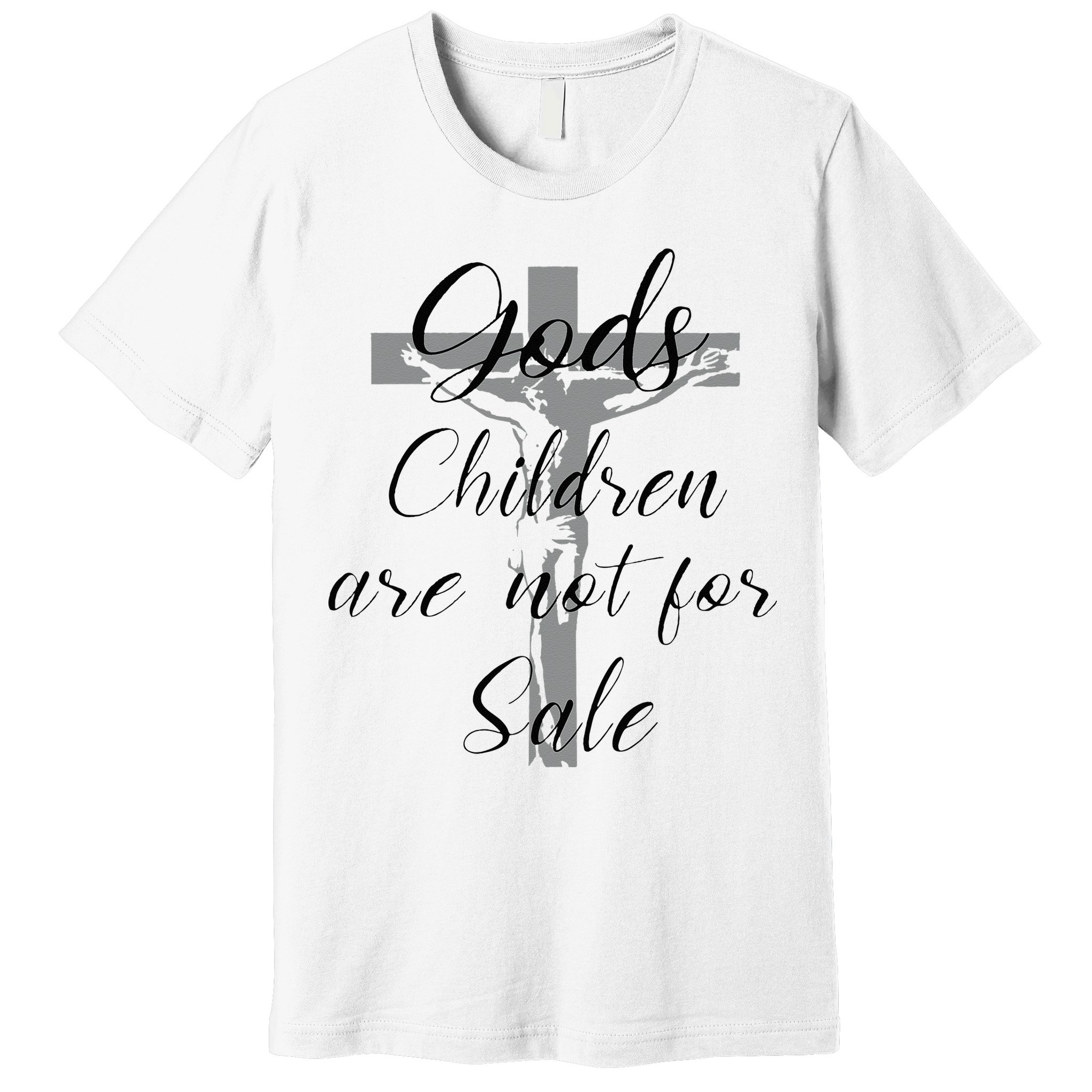 God's Children Are Not For Sale Jesus Christ Christian Premium T-Shirt