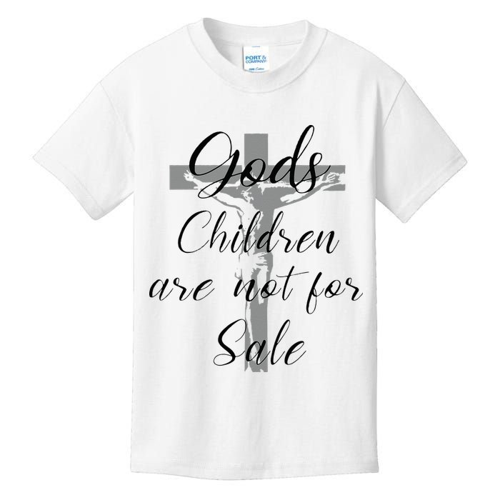 God's Children Are Not For Sale Jesus Christ Christian Kids T-Shirt