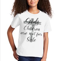 God's Children Are Not For Sale Jesus Christ Christian Kids T-Shirt