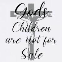 God's Children Are Not For Sale Jesus Christ Christian Kids T-Shirt