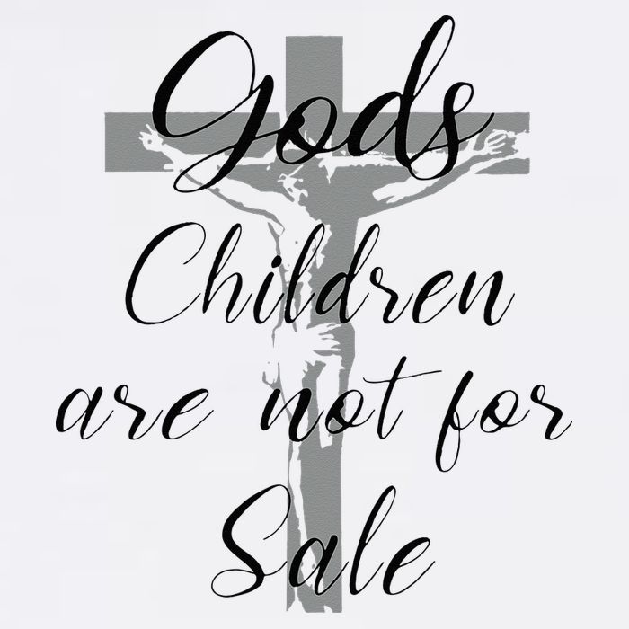 God's Children Are Not For Sale Jesus Christ Christian Kids T-Shirt