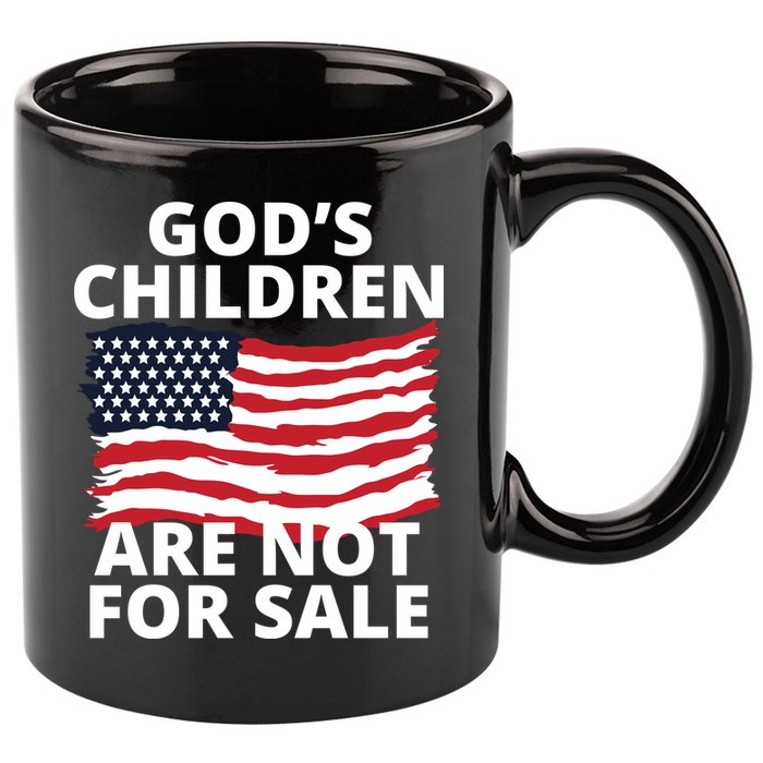 Gods Children Are Not For Sale Awareness 11oz C Handle Ceramic Mug