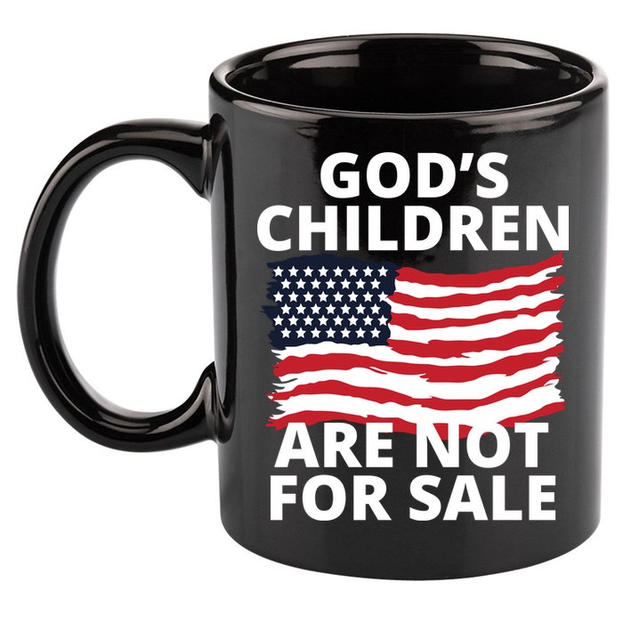 Gods Children Are Not For Sale Awareness 11oz C Handle Ceramic Mug