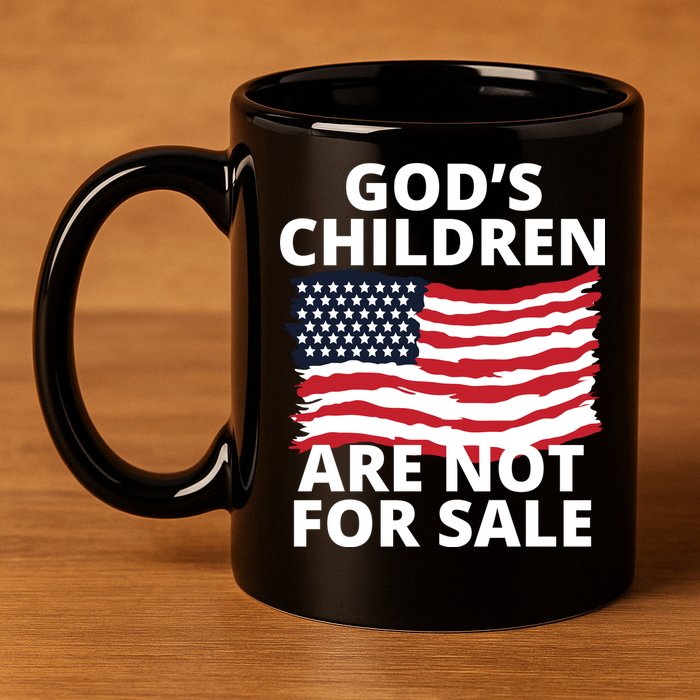 Gods Children Are Not For Sale Awareness 11oz C Handle Ceramic Mug