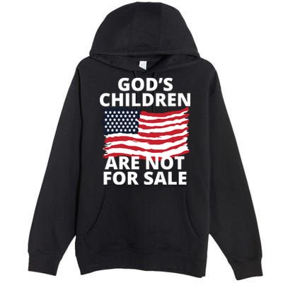 Gods Children Are Not For Sale Awareness Premium Pullover Hoodie