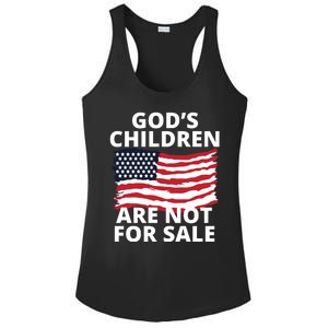 Gods Children Are Not For Sale Awareness Ladies PosiCharge Competitor Racerback Tank