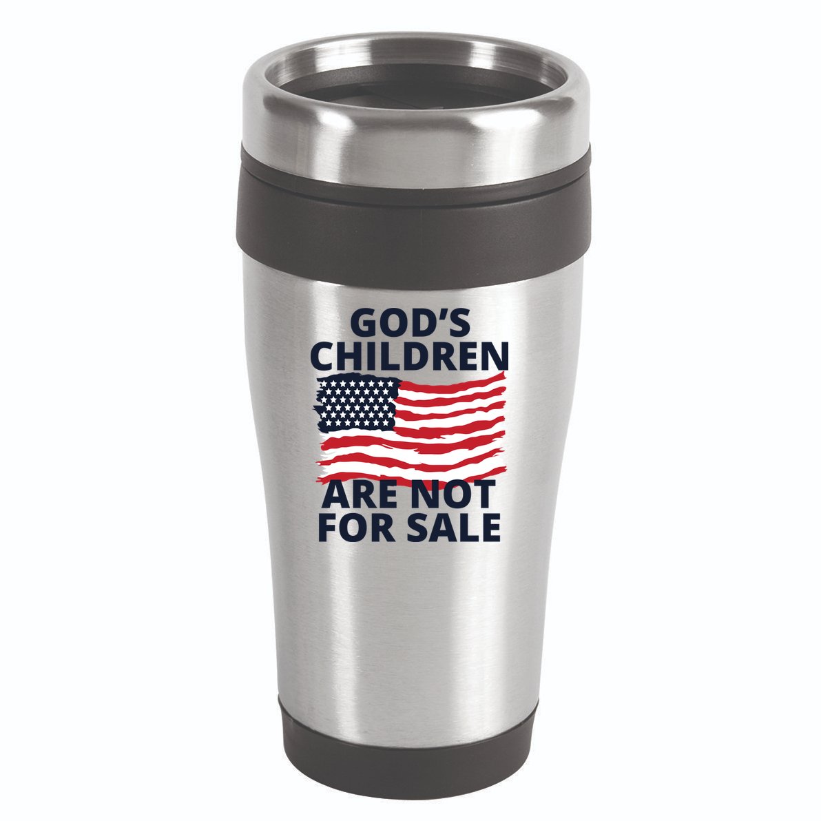 Gods Children Are Not For Sale Awareness 16oz Travel Tumbler