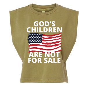 Gods Children Are Not For Sale Awareness Garment-Dyed Women's Muscle Tee