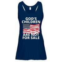 Gods Children Are Not For Sale Awareness Ladies Essential Flowy Tank