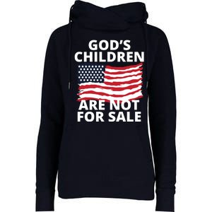 Gods Children Are Not For Sale Awareness Womens Funnel Neck Pullover Hood