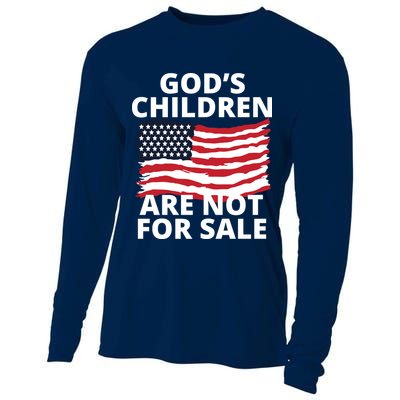 Gods Children Are Not For Sale Awareness Cooling Performance Long Sleeve Crew