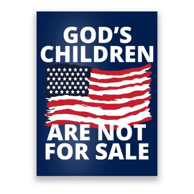 Gods Children Are Not For Sale Awareness Poster