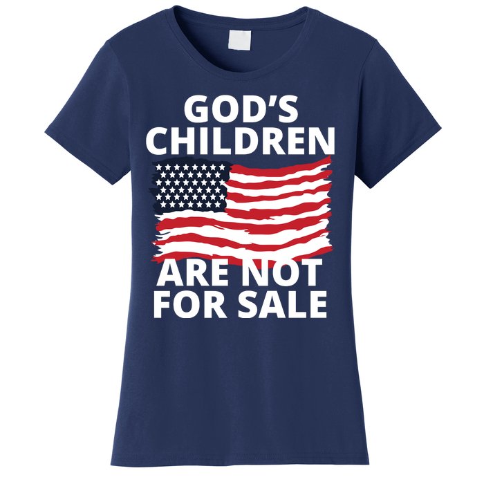 Gods Children Are Not For Sale Awareness Women's T-Shirt