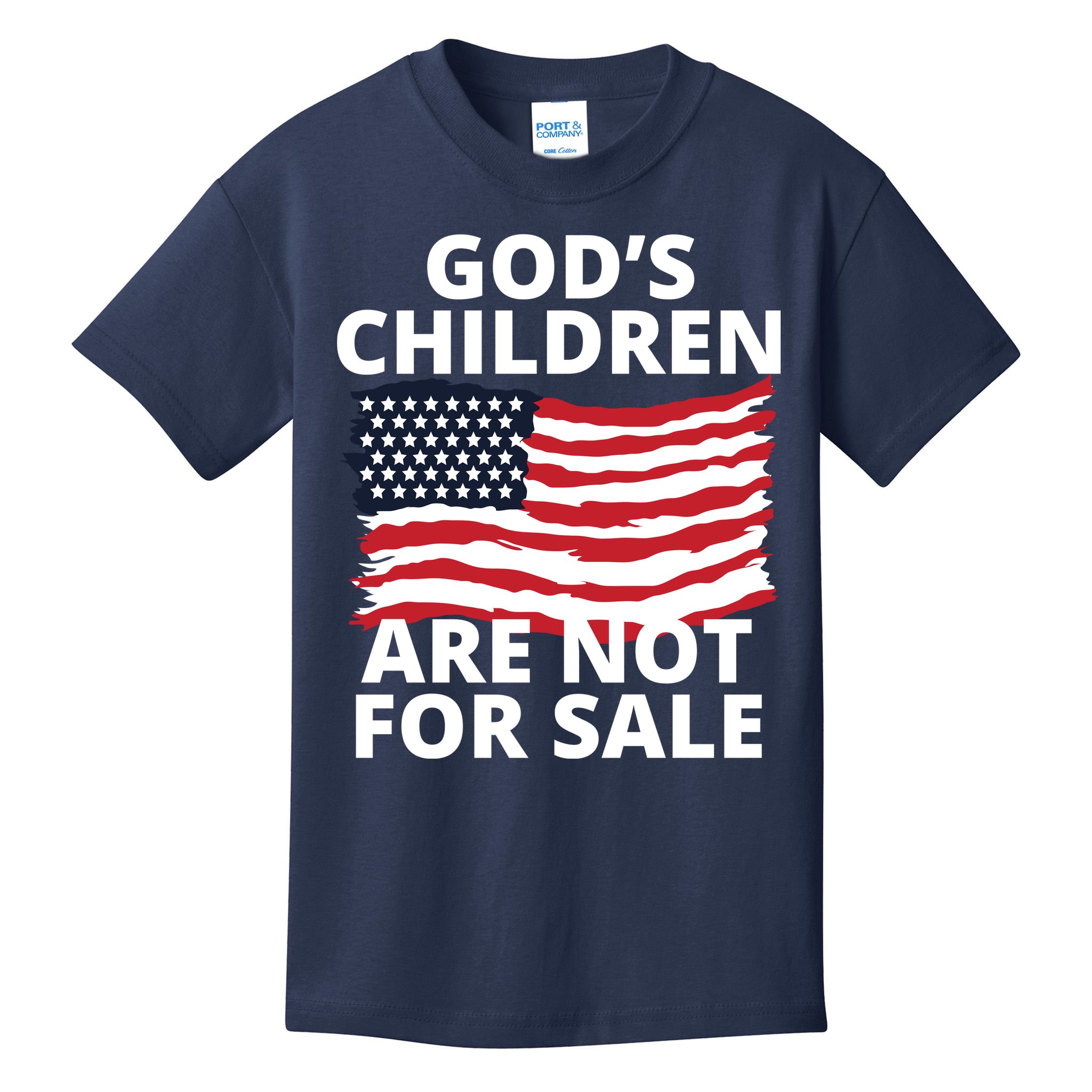 Gods Children Are Not For Sale Awareness Kids T-Shirt