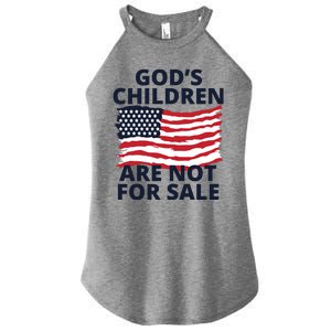 Gods Children Are Not For Sale Awareness Women's Perfect Tri Rocker Tank