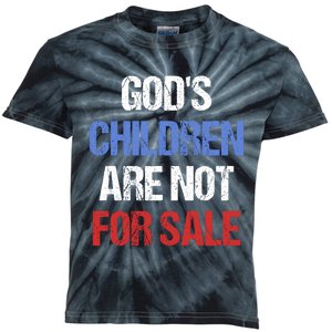 Gods Children Are Not For Sale Kids Tie-Dye T-Shirt