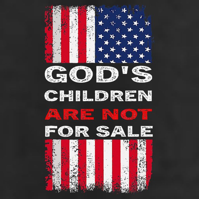 Gods Children Are Not For Sale American Flag Cool Comfort Performance Bucket Hat