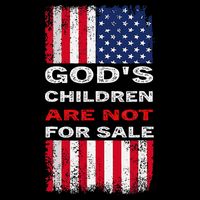 Gods Children Are Not For Sale American Flag City Backpack