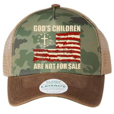 Gods Children Are Not For Sale Funny Quote Gods Children Legacy Tie Dye Trucker Hat