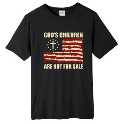 Gods Children Are Not For Sale Funny Quote Gods Children Tall Fusion ChromaSoft Performance T-Shirt