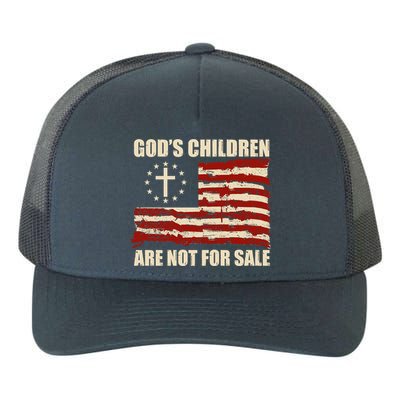 Gods Children Are Not For Sale Funny Quote Gods Children Yupoong Adult 5-Panel Trucker Hat