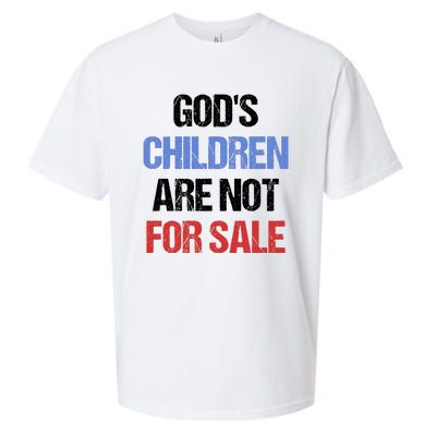 Gods Children Are Not For Sale Sueded Cloud Jersey T-Shirt