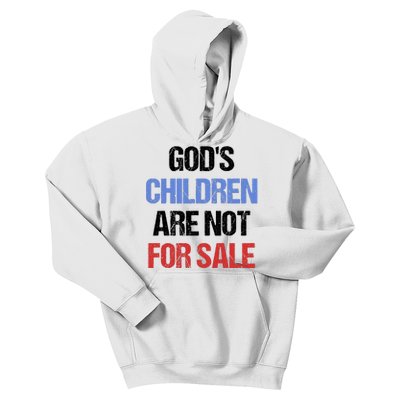 Gods Children Are Not For Sale Kids Hoodie