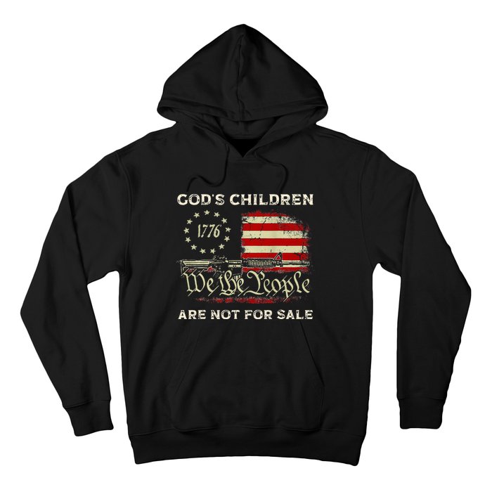 God's Children Are Not For Sale Embracing Sound of Freedom Hoodie