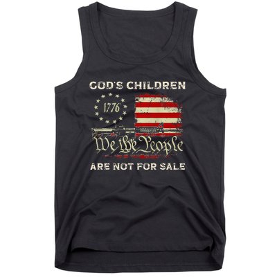 God's Children Are Not For Sale Embracing Sound of Freedom Tank Top