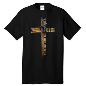 GodS Children Are Not For Sale Embracing Sound Of Freedom Tall T-Shirt