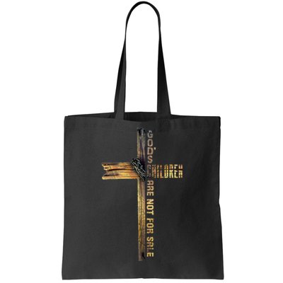 GodS Children Are Not For Sale Embracing Sound Of Freedom Tote Bag