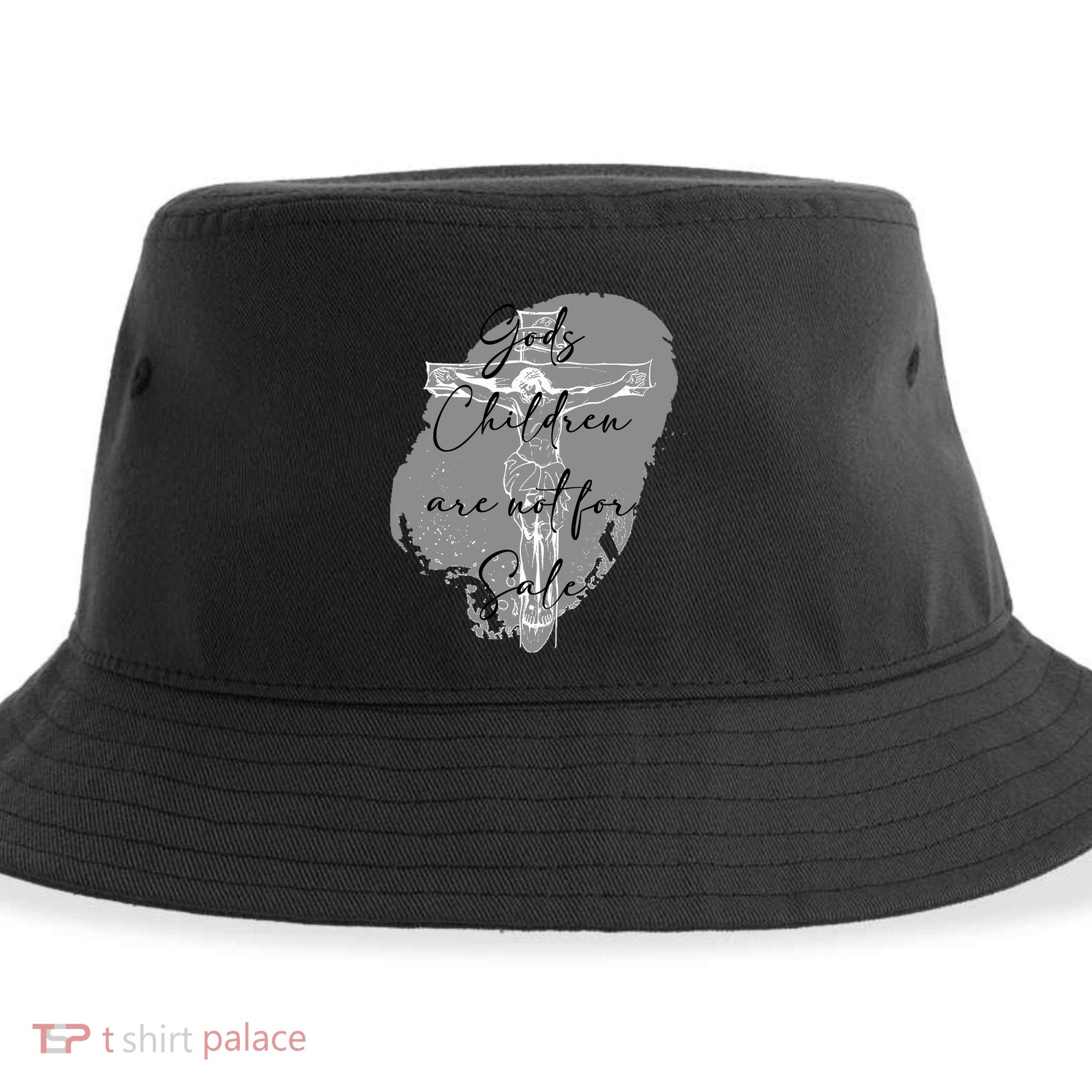 Gods Children Are Not For Sale Jesus Christ Christian Sustainable Bucket Hat