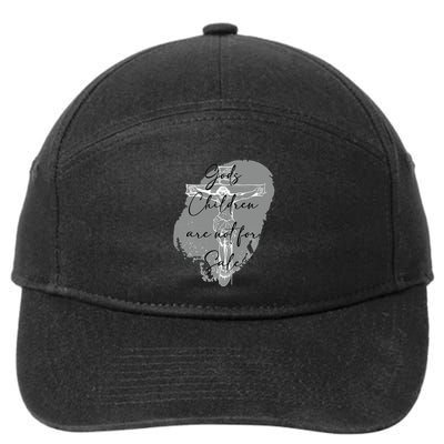 Gods Children Are Not For Sale Jesus Christ Christian 7-Panel Snapback Hat
