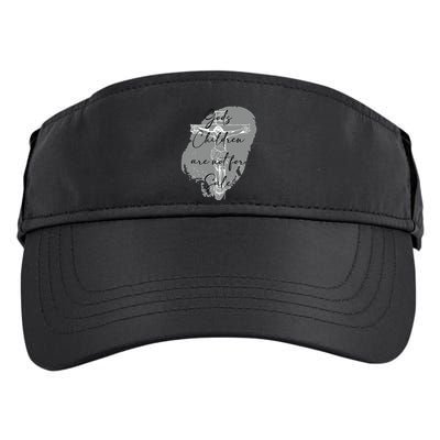 Gods Children Are Not For Sale Jesus Christ Christian Adult Drive Performance Visor