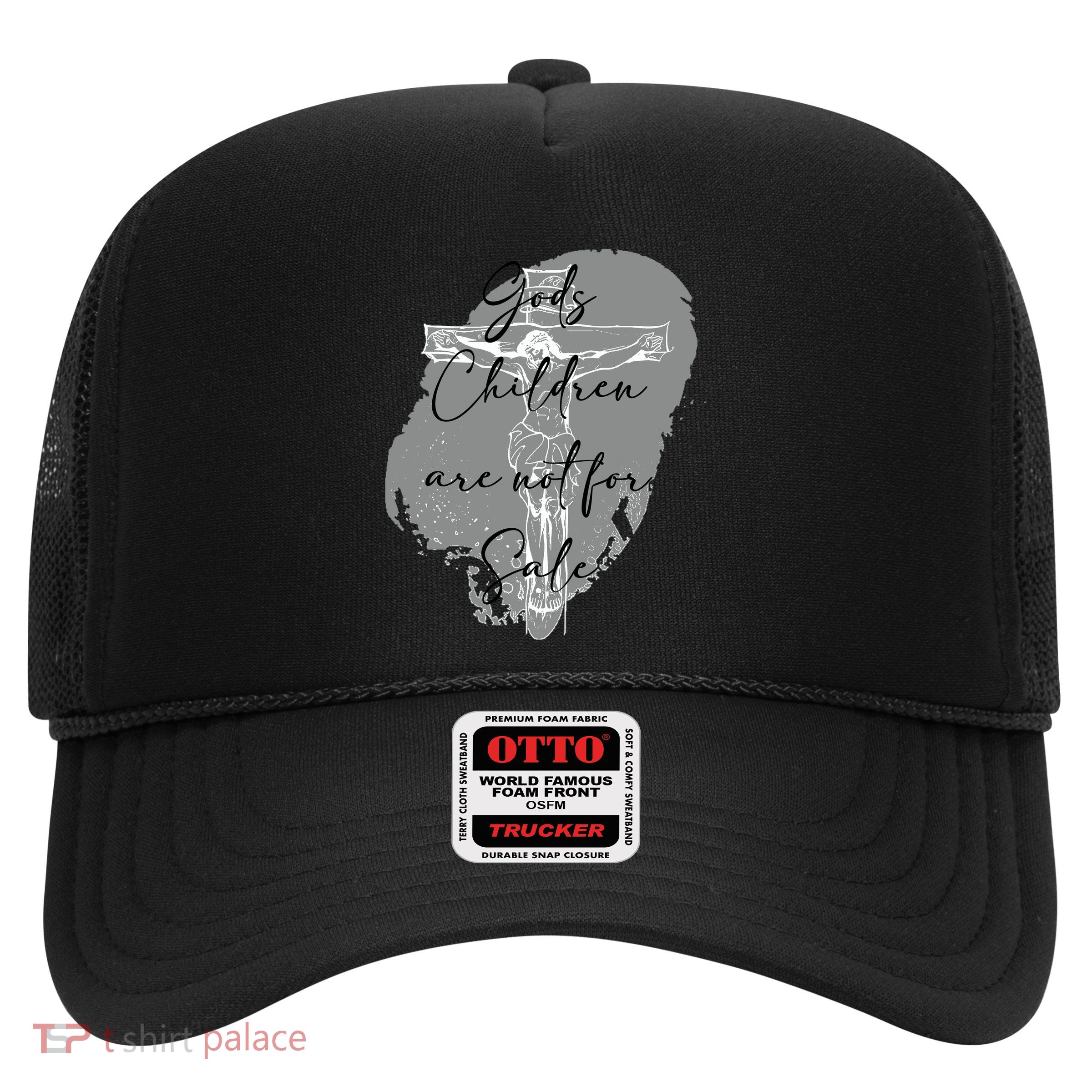 Gods Children Are Not For Sale Jesus Christ Christian Trucker Hat
