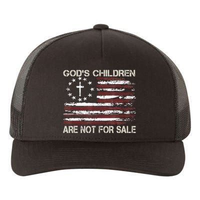 Gods Children Are Not For Sale Funny Quote God's Children Yupoong Adult 5-Panel Trucker Hat