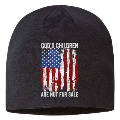 Gods Children Are Not For Sale Funny Quote Gods Children Sustainable Beanie